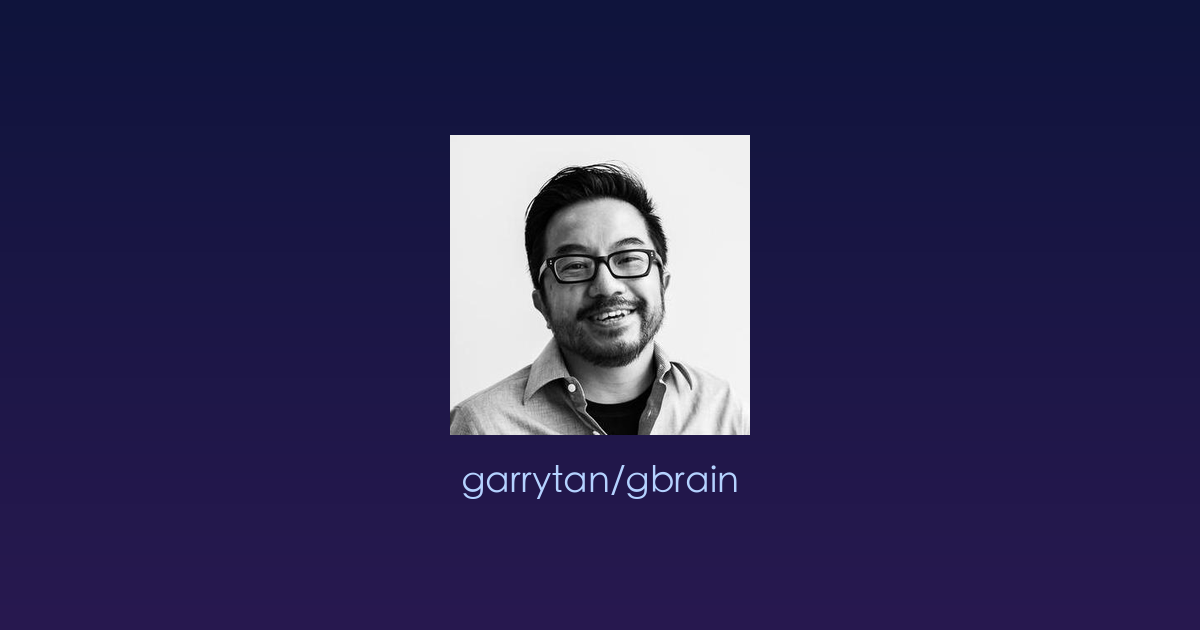 你的AI助手终于能“记住”你的人生了：GBrain——专为AI代理打造的个人知识大脑