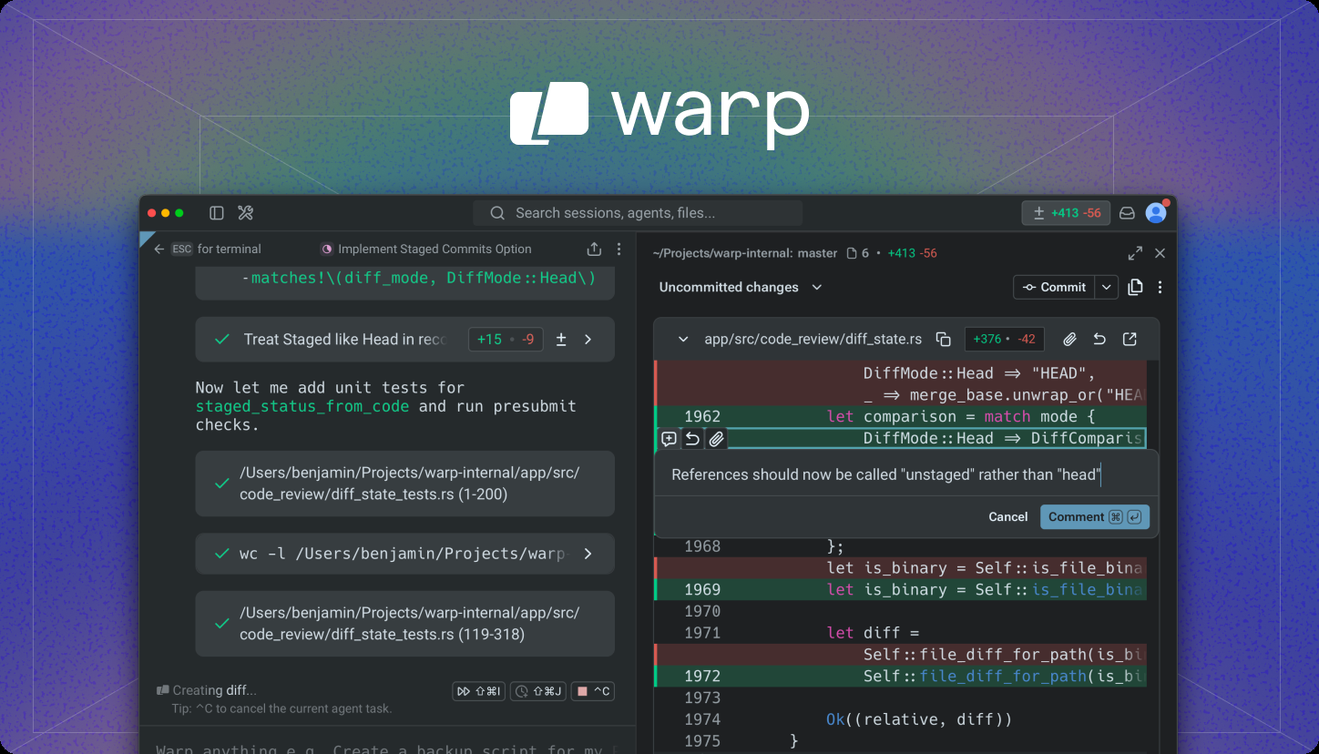 下一代智能终端：Warp——让命令行拥有 AI 编程助手的开发环境