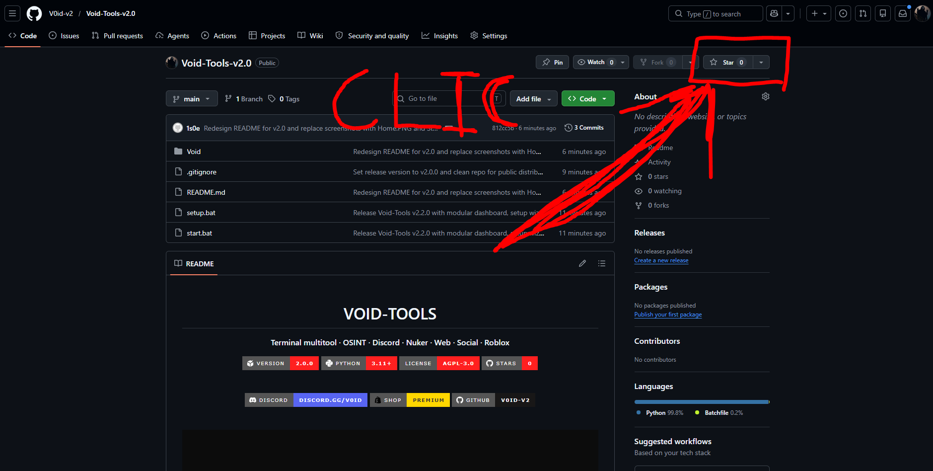 一款面向安全爱好者的全能型终端工具箱：Void-Tools v2.1（含Discord/OSINT/网络侦察等150+实用功能）