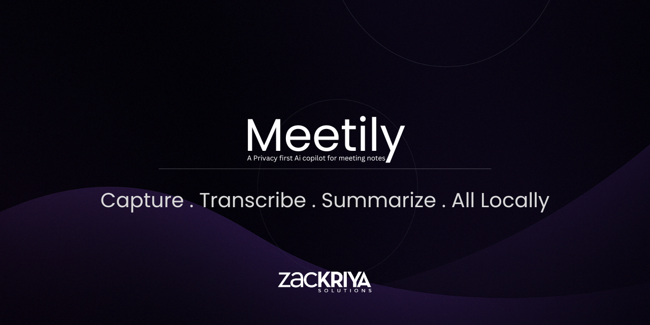 Meetily：完全离线、隐私优先的 AI 会议记录神器，Mac 和 Windows 用户的本地化会议助手