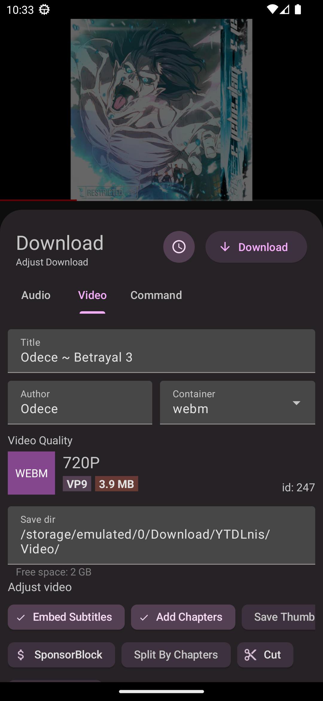 别再充 YouTube Premium 了:这个免费安卓工具,能下高清视频、跳过广告、自动剪掉赞助段