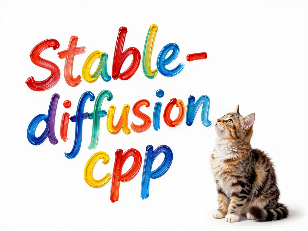 纯C++跑通所有主流AI画图模型：Stable Diffusion.cpp，MacBook Air也能本地生成4K图像